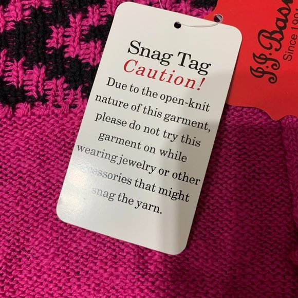 NWT JJ Basics Pink Cardigan Sweater Dress Jacket Cotton Open Front Large - Picture 4 of 9